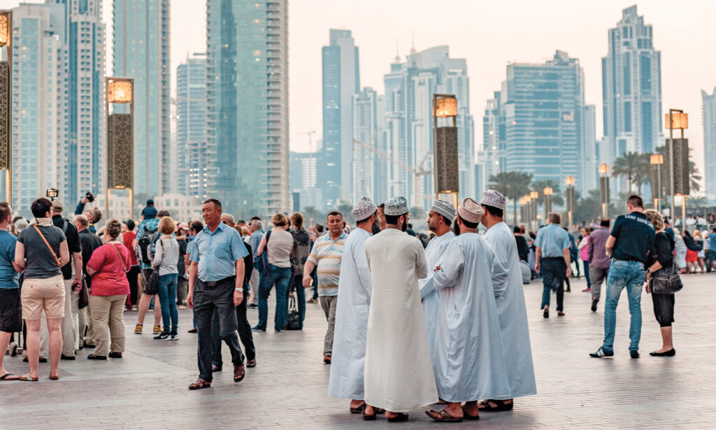 downtown in arabian penninsula country