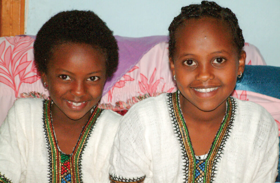 young Eritrean girls sitting together