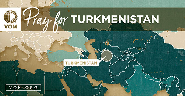 Map of Turkmenistan's location